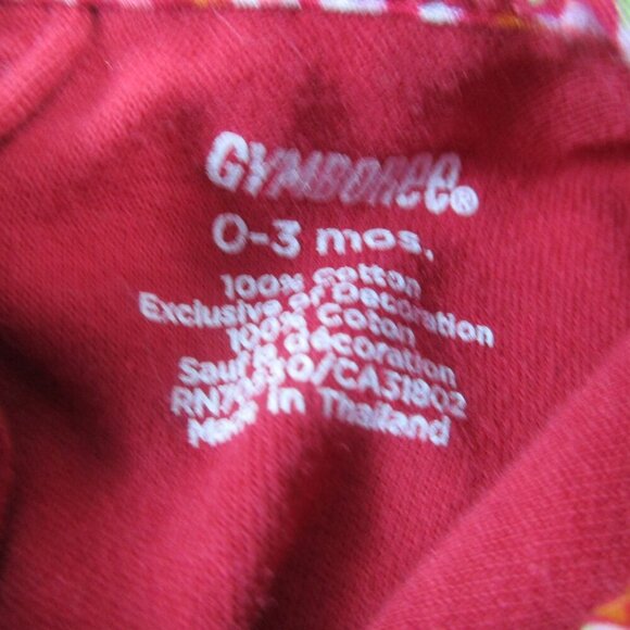 Baby Girl Clothes Lot 4pc Romper Dress Bodysuit Outfits Size 0-3M Mixed Colors - Picture 9 of 10